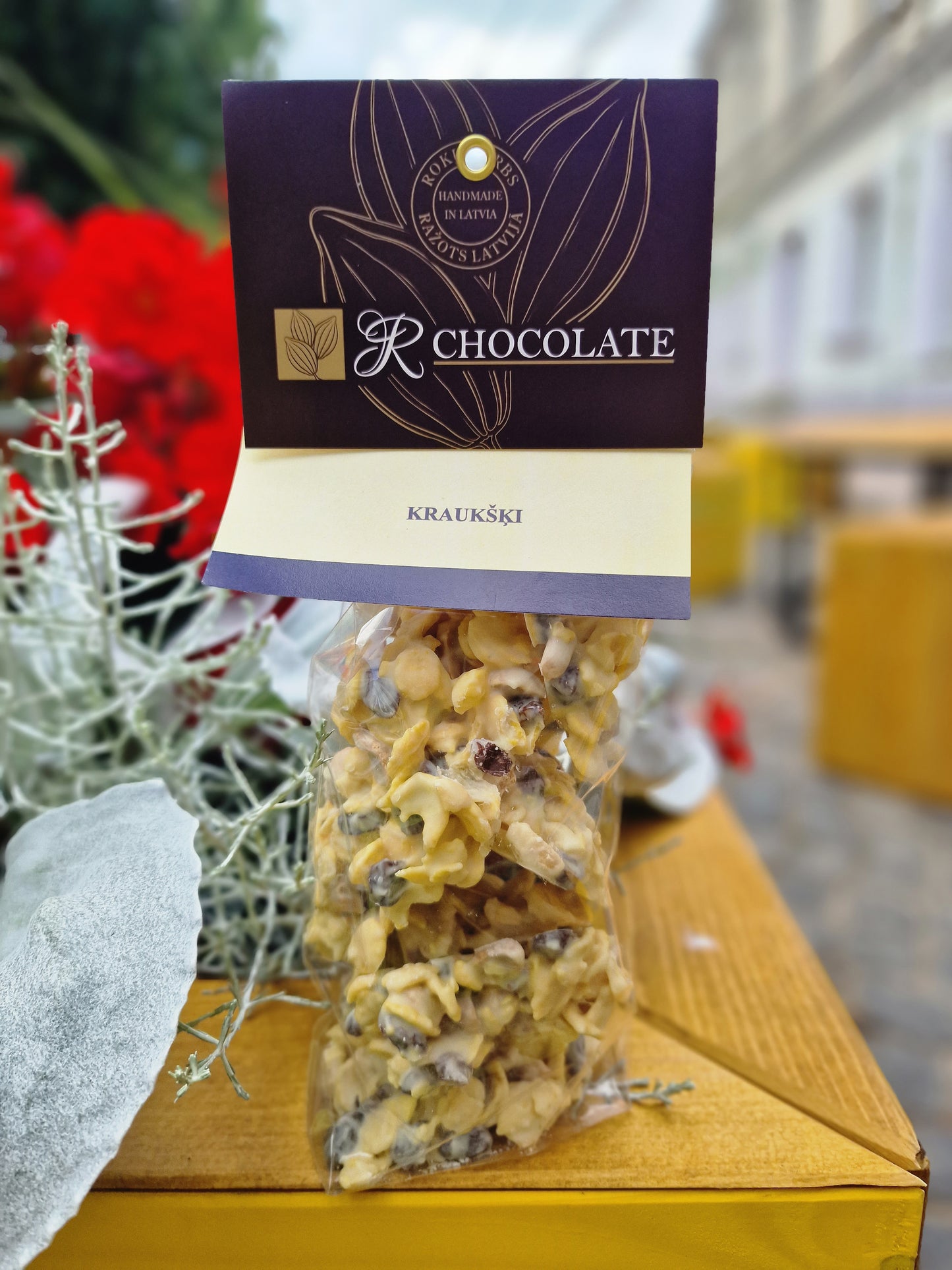 Rchocolate baltās šokolādes KRAUKŠĶI