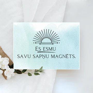 MAGNĒTS ar iedvesmas vārdiem